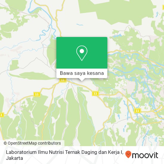 Peta Laboratorium Ilmu Nutrisi Ternak Daging dan Kerja I