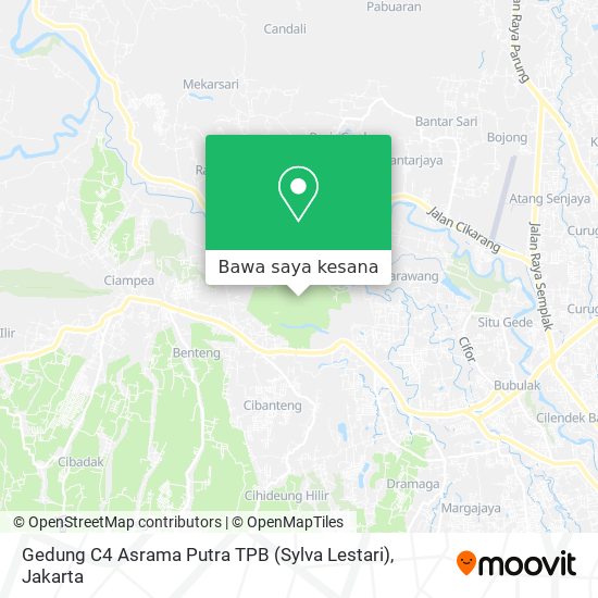 Peta Gedung C4 Asrama Putra TPB (Sylva Lestari)