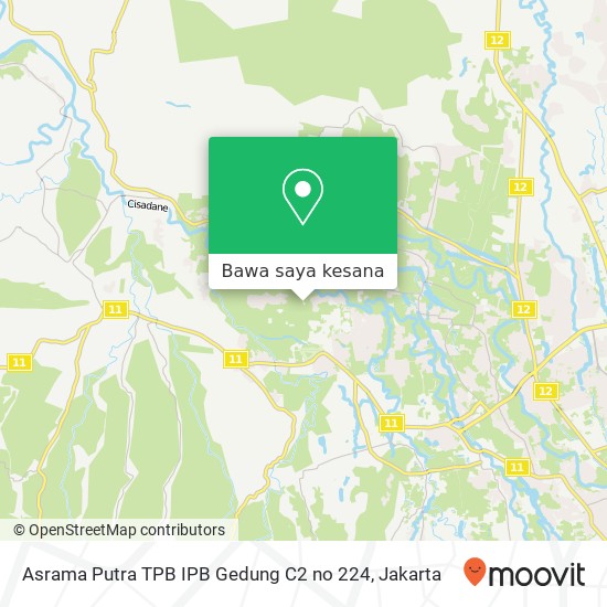 Peta Asrama Putra TPB IPB Gedung C2 no 224