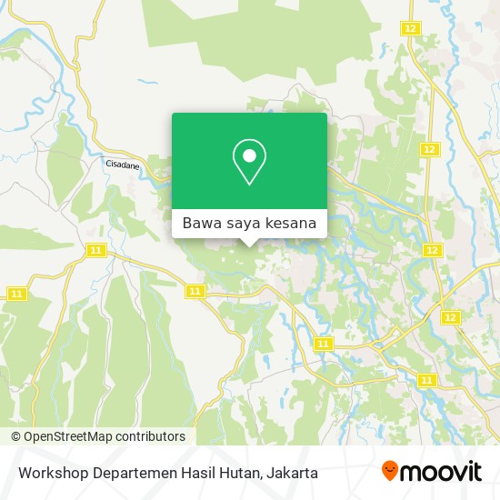 Peta Workshop Departemen Hasil Hutan