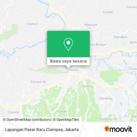Peta Lapangan Pasar Baru Ciampea