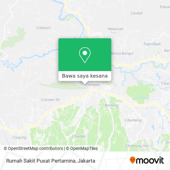 Peta Rumah Sakit Pusat Pertamina