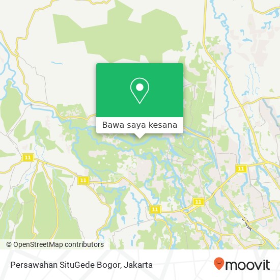 Peta Persawahan SituGede Bogor