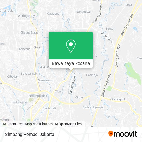 Peta Simpang Pomad