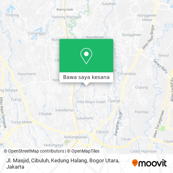 Peta Jl. Masjid, Cibuluh, Kedung Halang, Bogor Utara