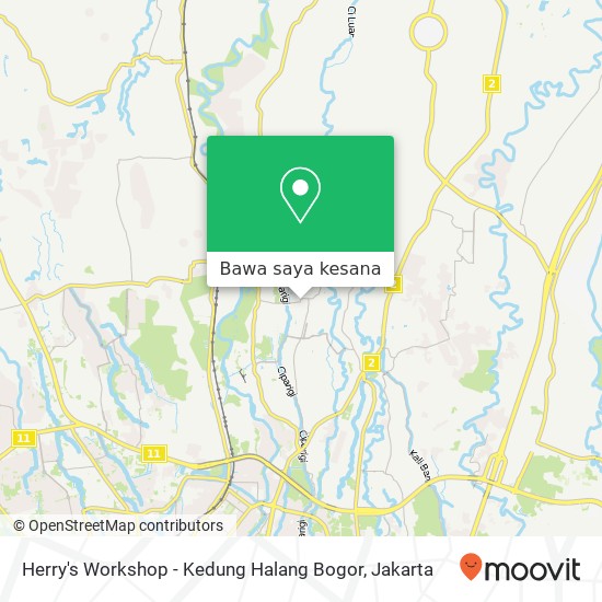 Peta Herry's Workshop - Kedung Halang Bogor