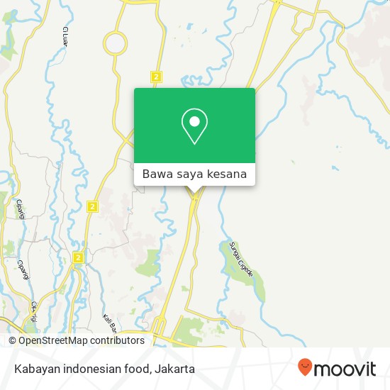 Peta Kabayan indonesian food