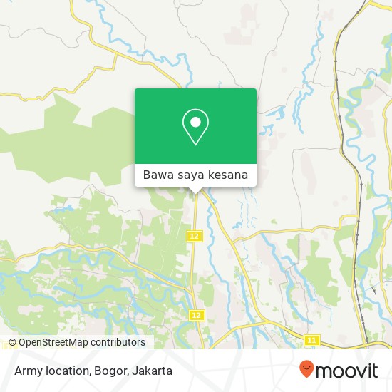 Peta Army location, Bogor