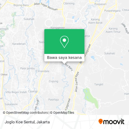 Peta Joglo Koe Sentul