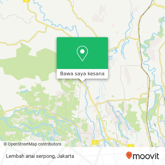 Peta Lembah anai serpong