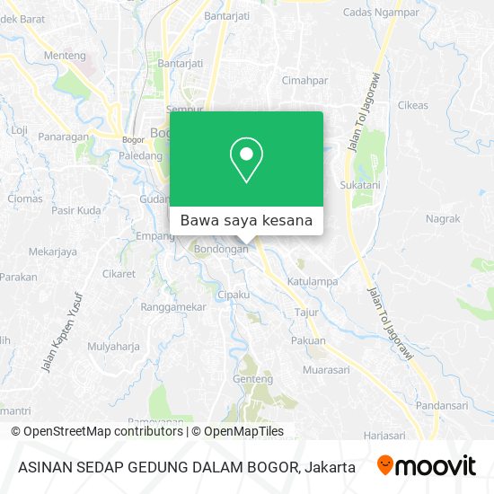 Peta ASINAN SEDAP GEDUNG DALAM BOGOR