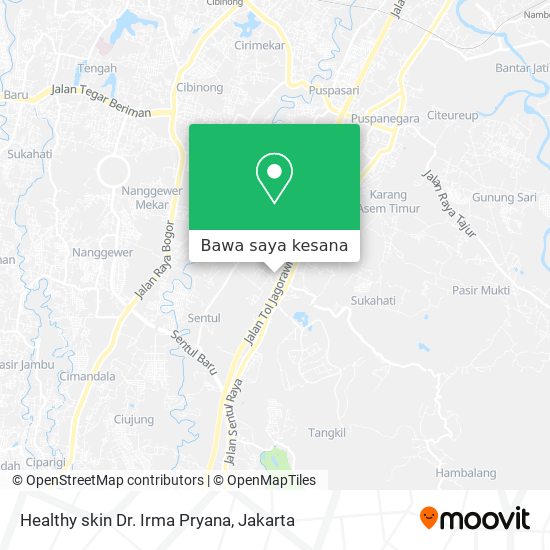Peta Healthy skin Dr. Irma Pryana