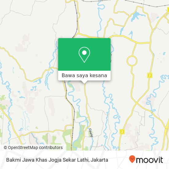 Peta Bakmi Jawa Khas Jogja Sekar Lathi