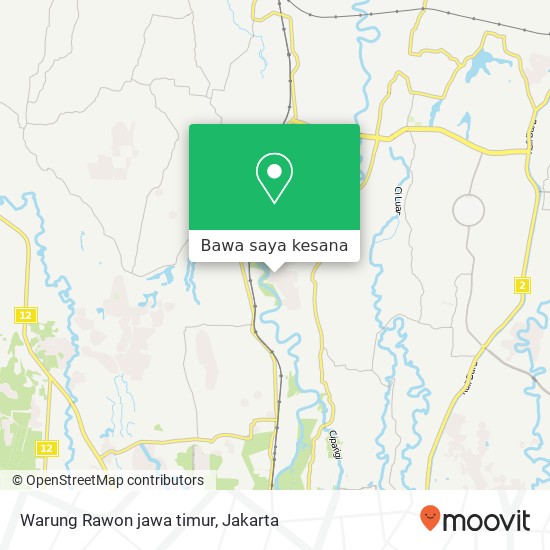 Peta Warung Rawon jawa timur