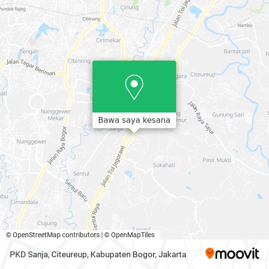 Peta PKD Sanja, Citeureup, Kabupaten Bogor