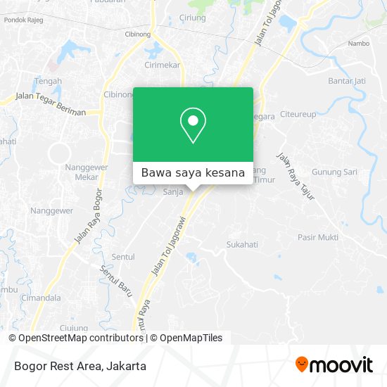 Peta Bogor Rest Area