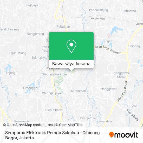 Peta Sempurna Elektronik Pemda Sukahati - Cibinong Bogor