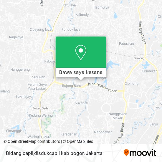 Peta Bidang capil,disdukcapil kab bogor