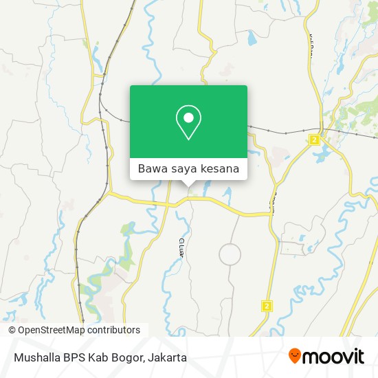 Peta Mushalla BPS Kab Bogor