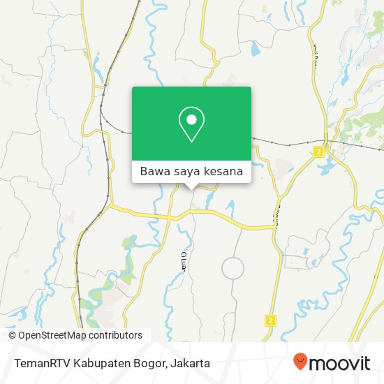 Peta TemanRTV Kabupaten Bogor