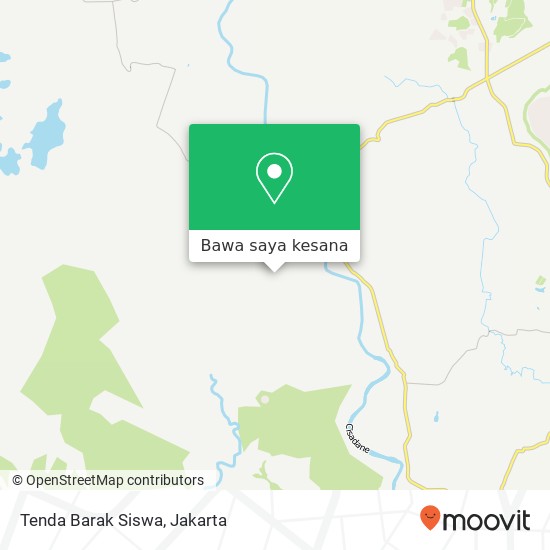 Peta Tenda Barak Siswa