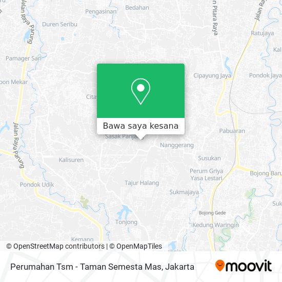 Peta Perumahan Tsm - Taman Semesta Mas