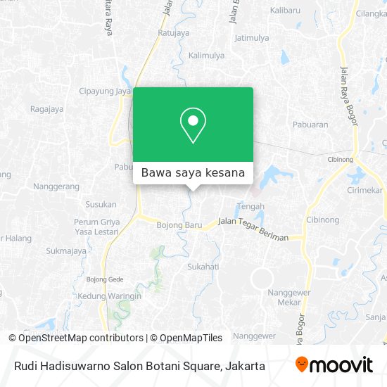 Peta Rudi Hadisuwarno Salon Botani Square