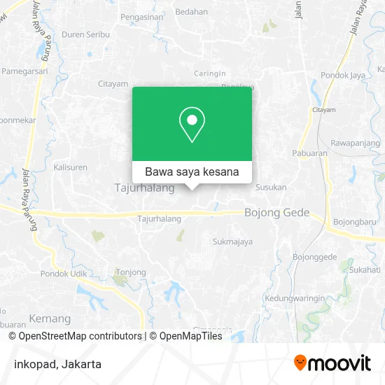 Cara ke inkopad di Bogor menggunakan bis atau kereta?