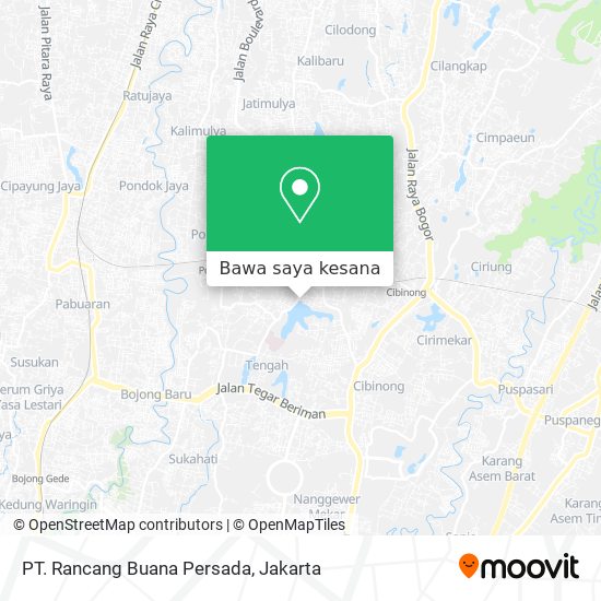 Peta PT. Rancang Buana Persada