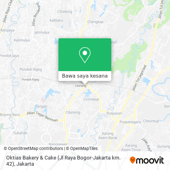 Peta Oktias Bakery & Cake (Jl Raya Bogor-Jakarta km. 42)