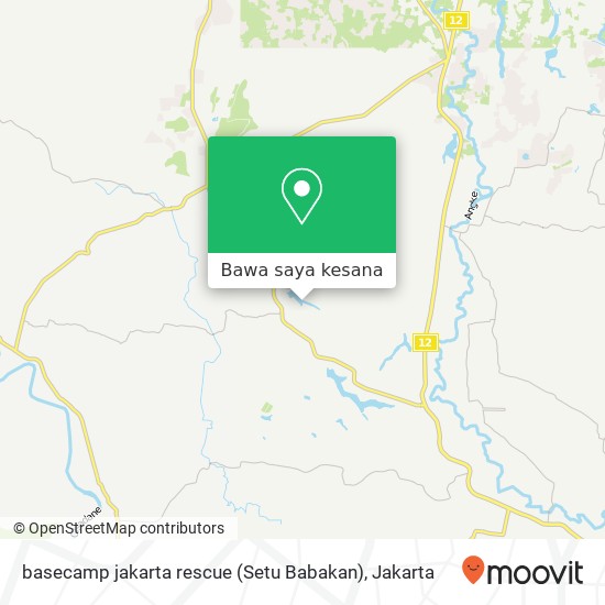 Peta basecamp jakarta rescue (Setu Babakan)