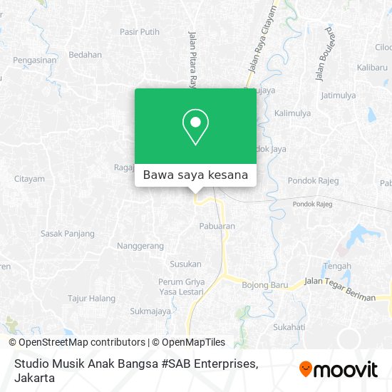 Peta Studio Musik Anak Bangsa #SAB Enterprises