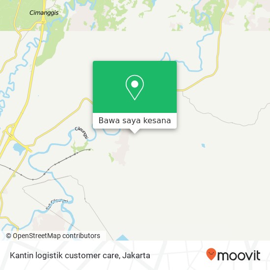 Peta Kantin logistik customer care