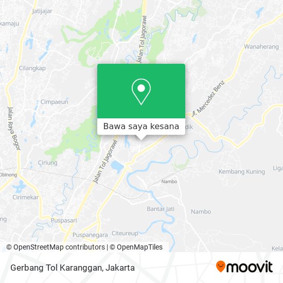 Peta Gerbang Tol Karanggan