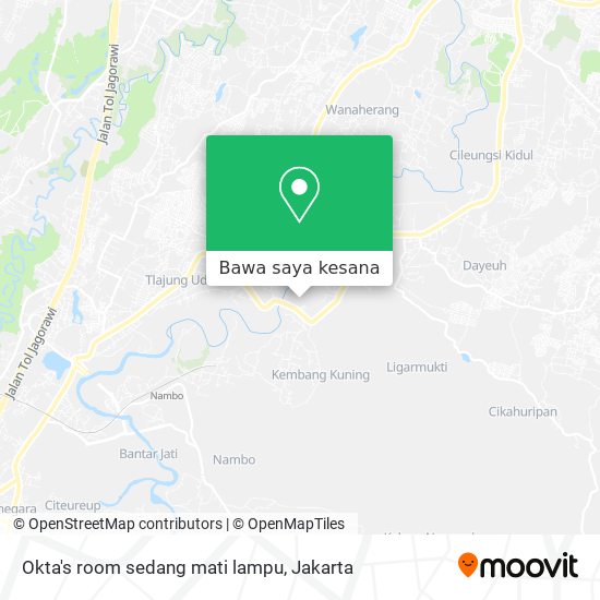 Peta Okta's room sedang mati lampu