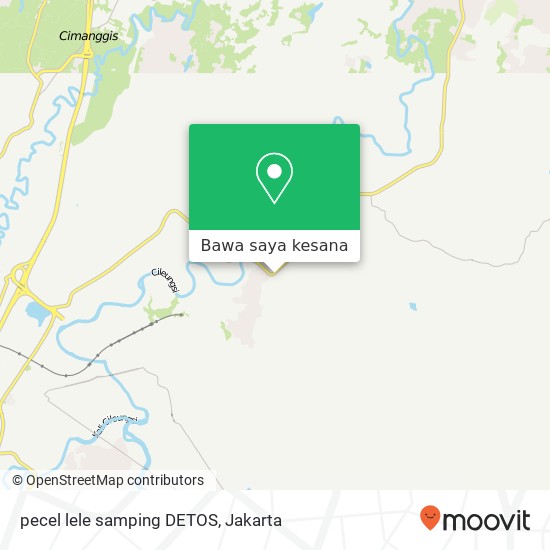 Peta pecel lele samping DETOS