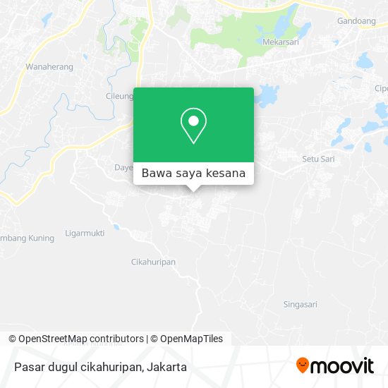 Peta Pasar dugul cikahuripan