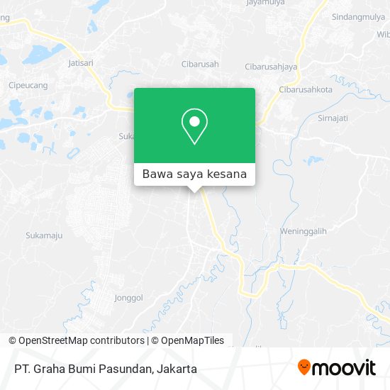 Peta PT. Graha Bumi Pasundan