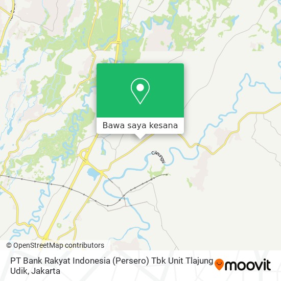 Peta PT Bank Rakyat Indonesia (Persero) Tbk Unit Tlajung Udik