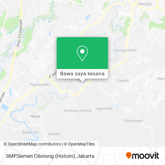 Peta SMP.Semen Cibinong (Holcim)