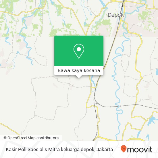 Peta Kasir Poli Spesialis Mitra keluarga depok