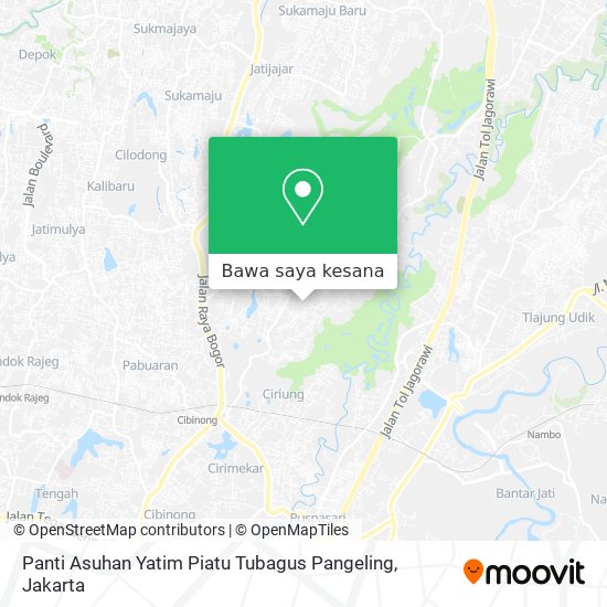 Peta Panti Asuhan Yatim Piatu Tubagus Pangeling
