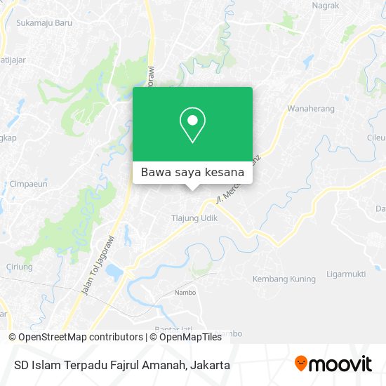 Peta SD Islam Terpadu Fajrul Amanah