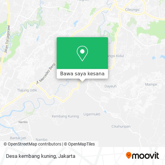 Peta Desa kembang kuning