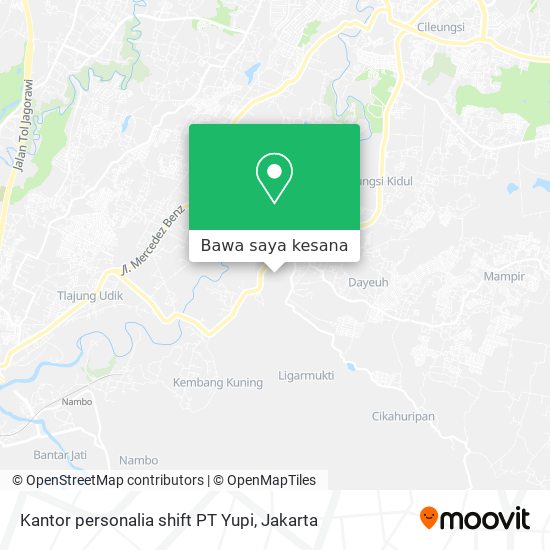 Peta Kantor personalia shift PT Yupi