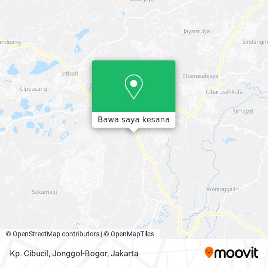 Peta Kp. Cibucil, Jonggol-Bogor