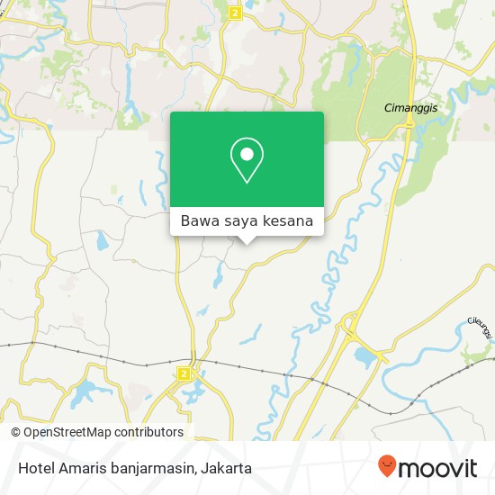 Peta Hotel Amaris banjarmasin