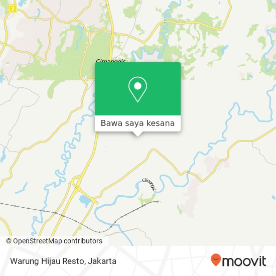 Peta Warung Hijau Resto