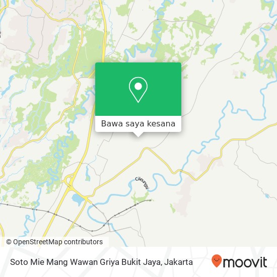 Peta Soto Mie Mang Wawan Griya Bukit Jaya