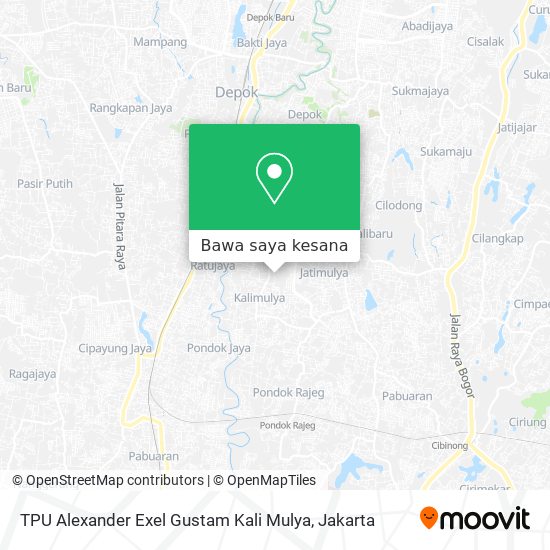 Peta TPU Alexander Exel Gustam Kali Mulya